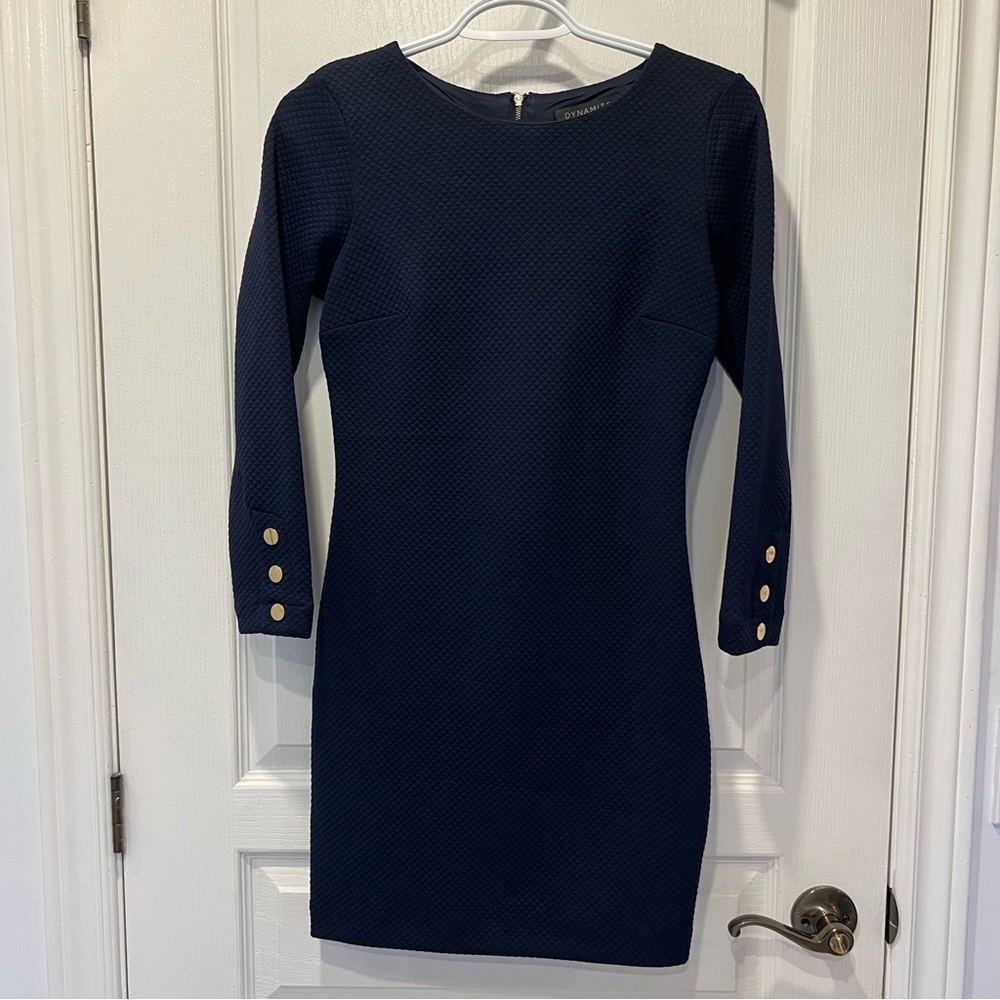 Dynamite Royal blue long sleeve dress